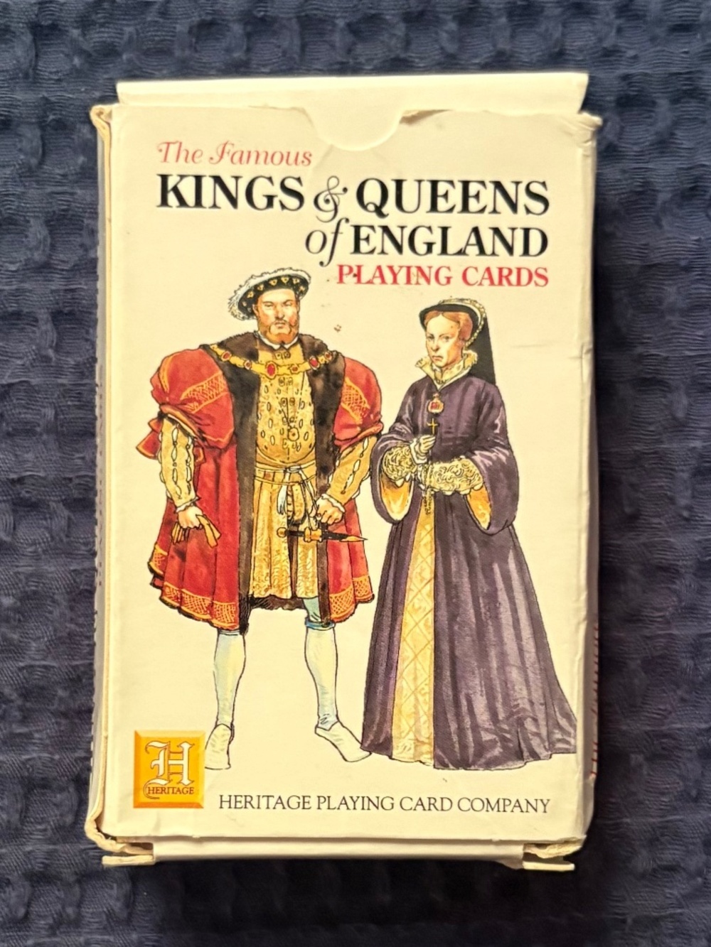 Heritage Playing Card Company Kings & Queens of England Cards
